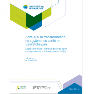 Transformation du système de santé Saskatchewan